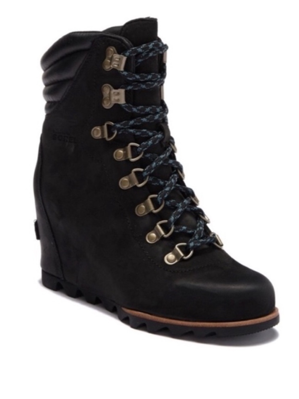Sorel Conquest Wedge Boot Black Size 10